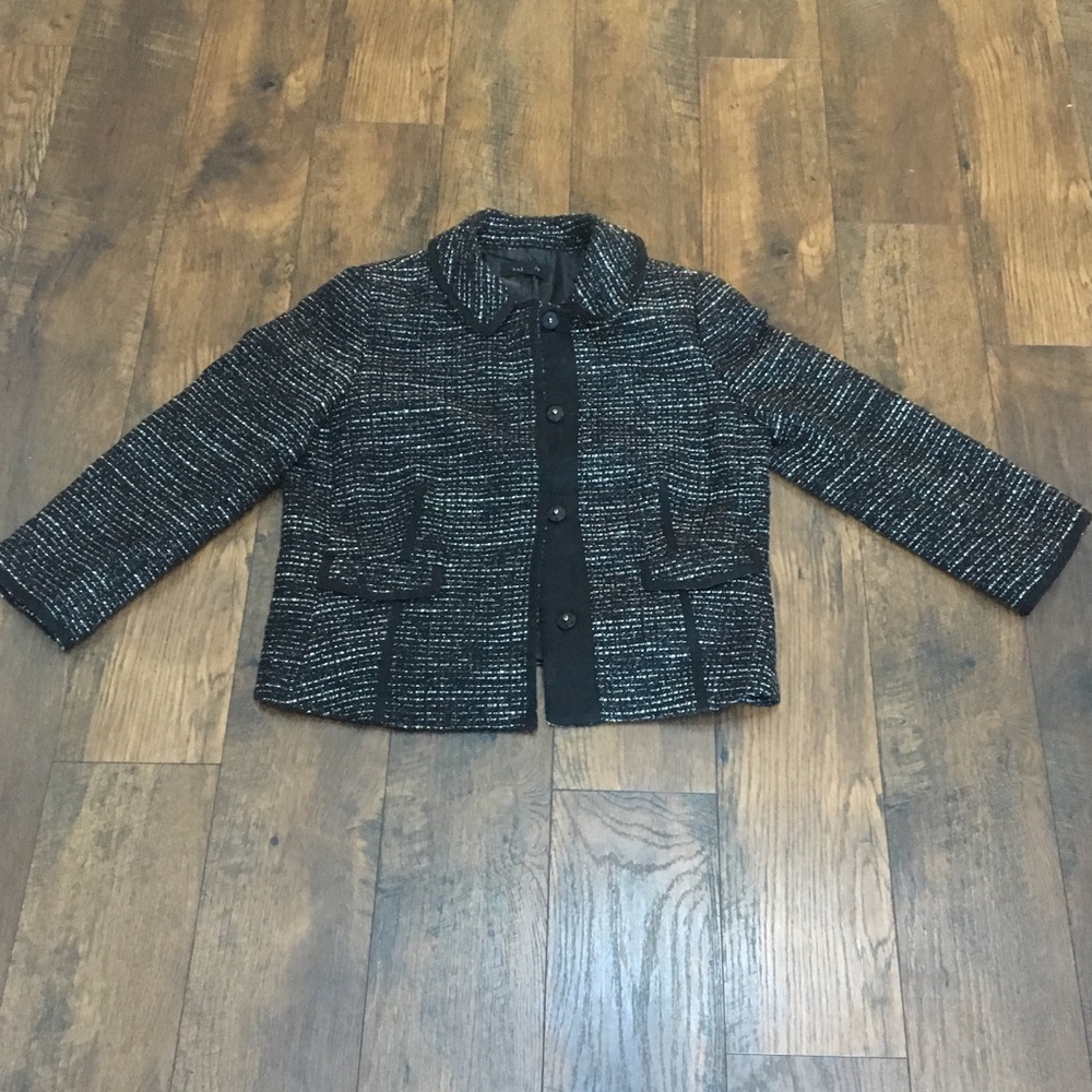 Women's Black Tweed Jacket